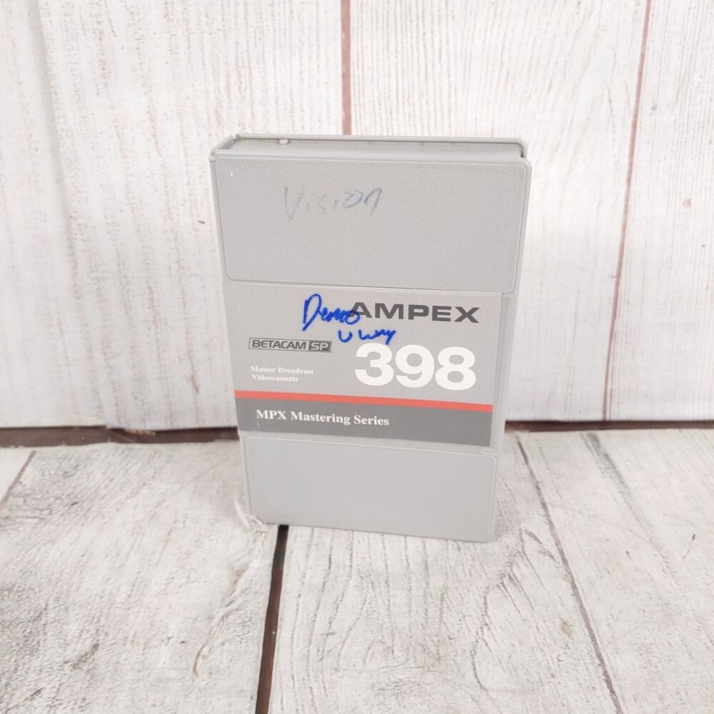 Ampex 398 Betacam SP Videocassette BC20M 20 Minute Broadcast Tape TESTED WORKING